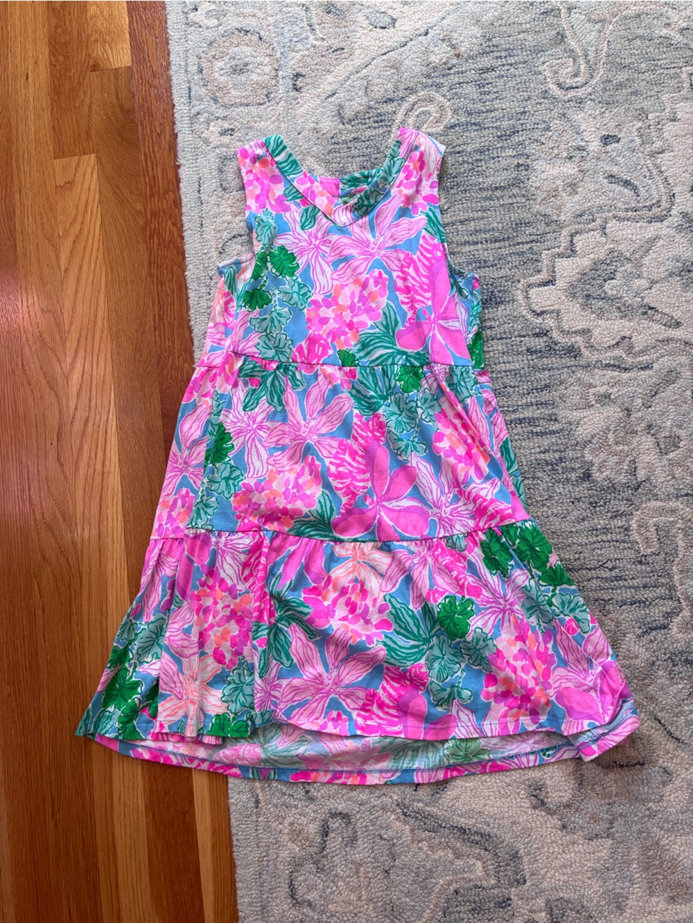 Lilly Pulitzer Girls Pink Floral Skirted Bottoms